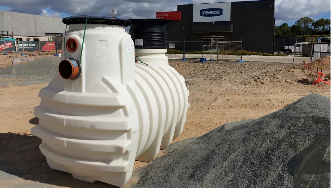 3,350 L grease trap delivered overnight for Yeppoon service station project photo, Yeppoon, QLD