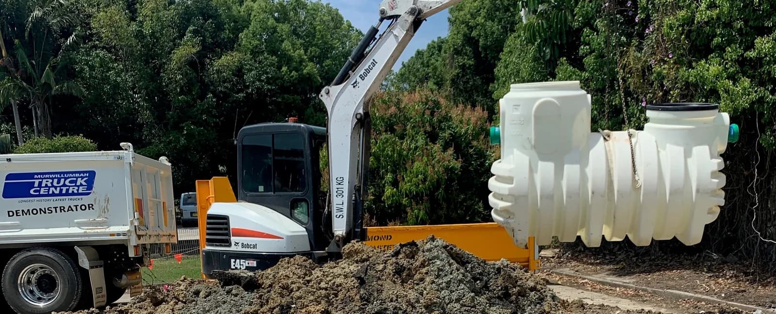 2,200 L grease trap restores Billinudgel restaurant compliance project photo, Billinudgel, NSW