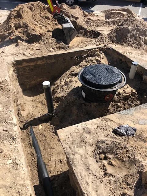 1,200 L grease trap installed in one day at Fremantle project photo, Fremantle, WA