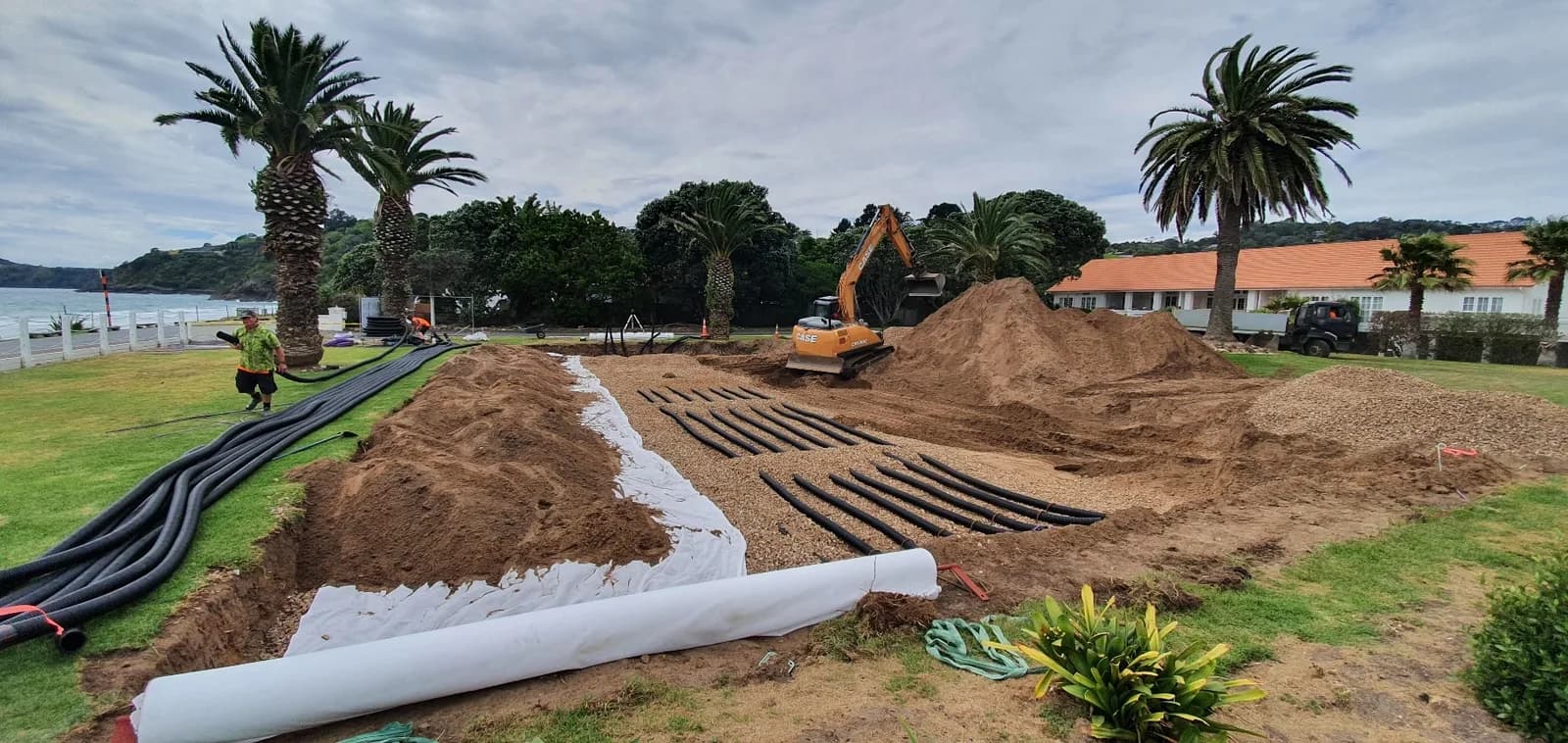 30 m³/day communal treatment for Waiheke Island business park project photo, Waiheke Island, NZ