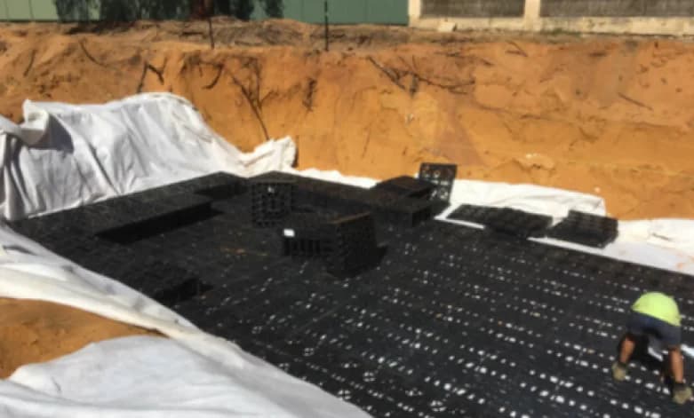 450 m³ infiltration across three tanks at Salter Point project photo, Salter Point, WA