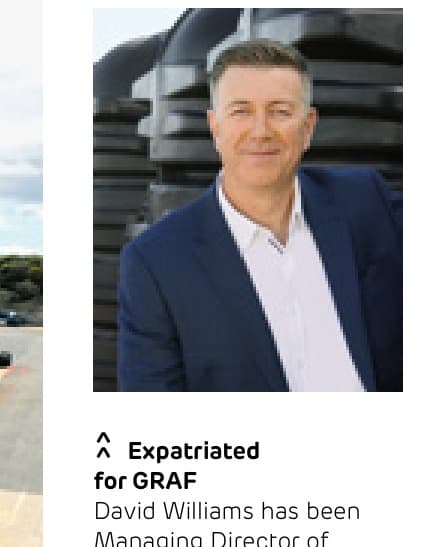 David Williams, Managing Director of GRAF Australia