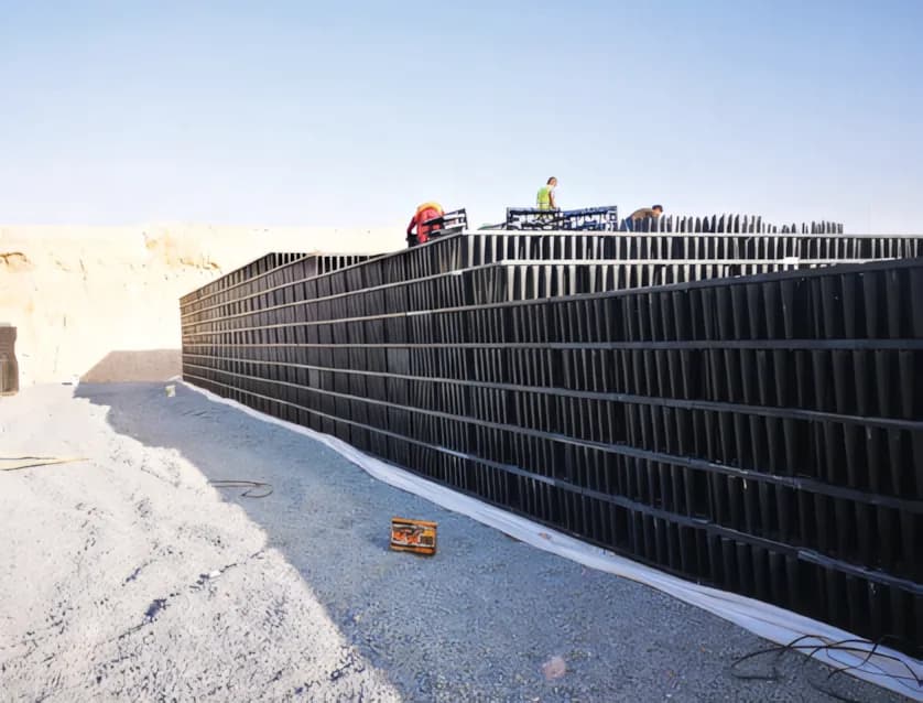 GRAF EcoBloc stormwater modules installed at scale on an Australian site