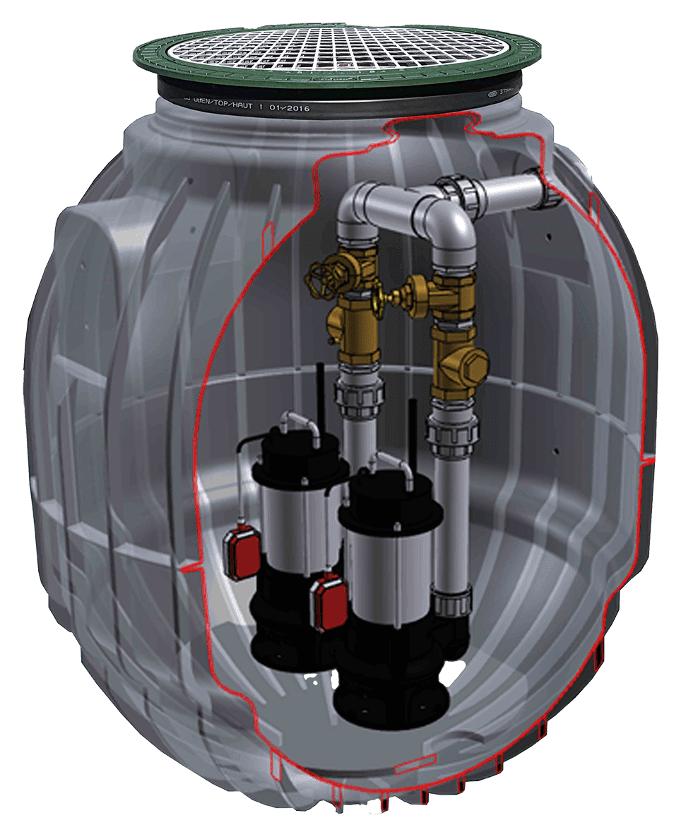 Carat XXL Pump Station Tank