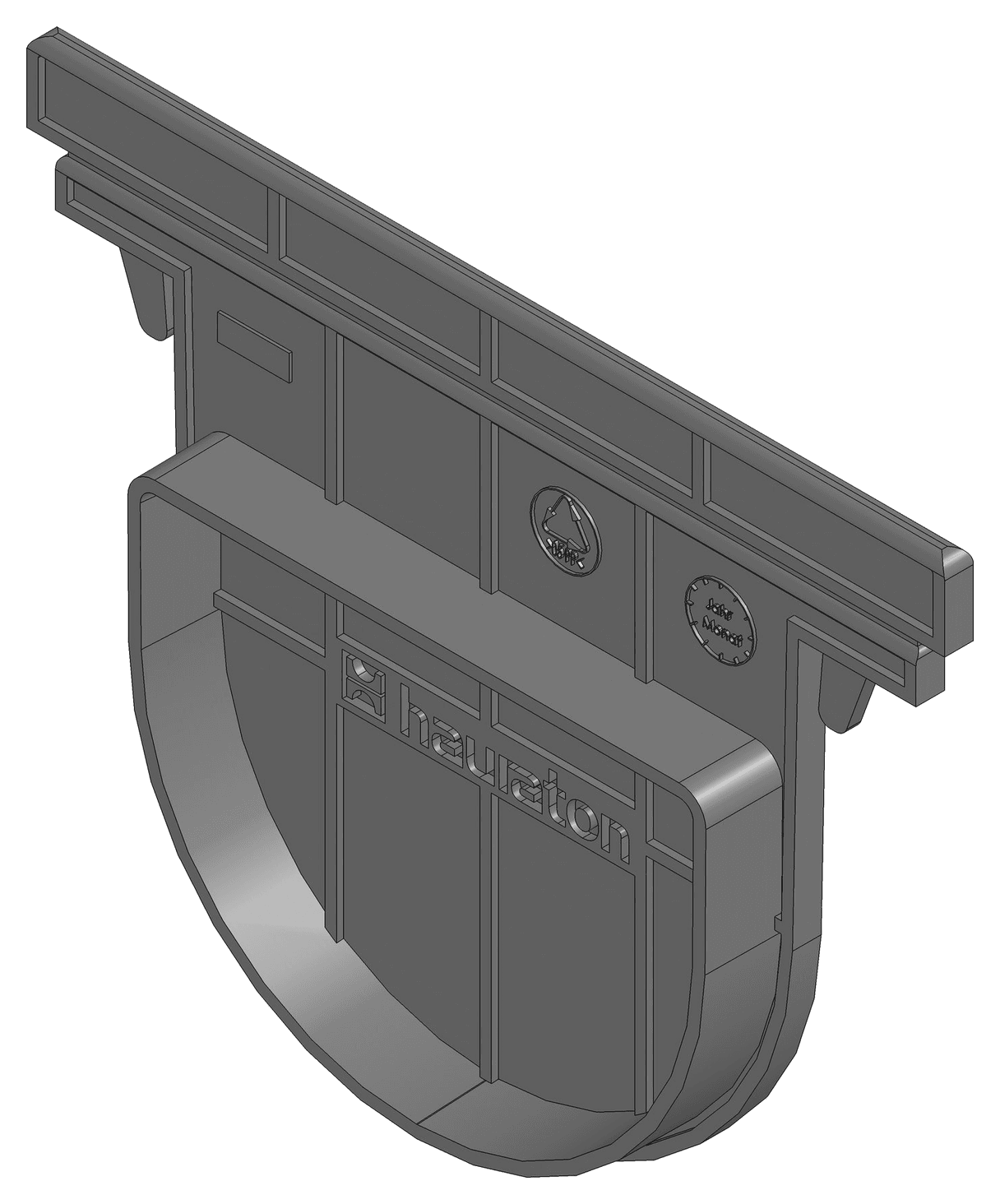 End Cap Closed PRO 100 Type 01 - HAURATON - Surface Drainage Australia