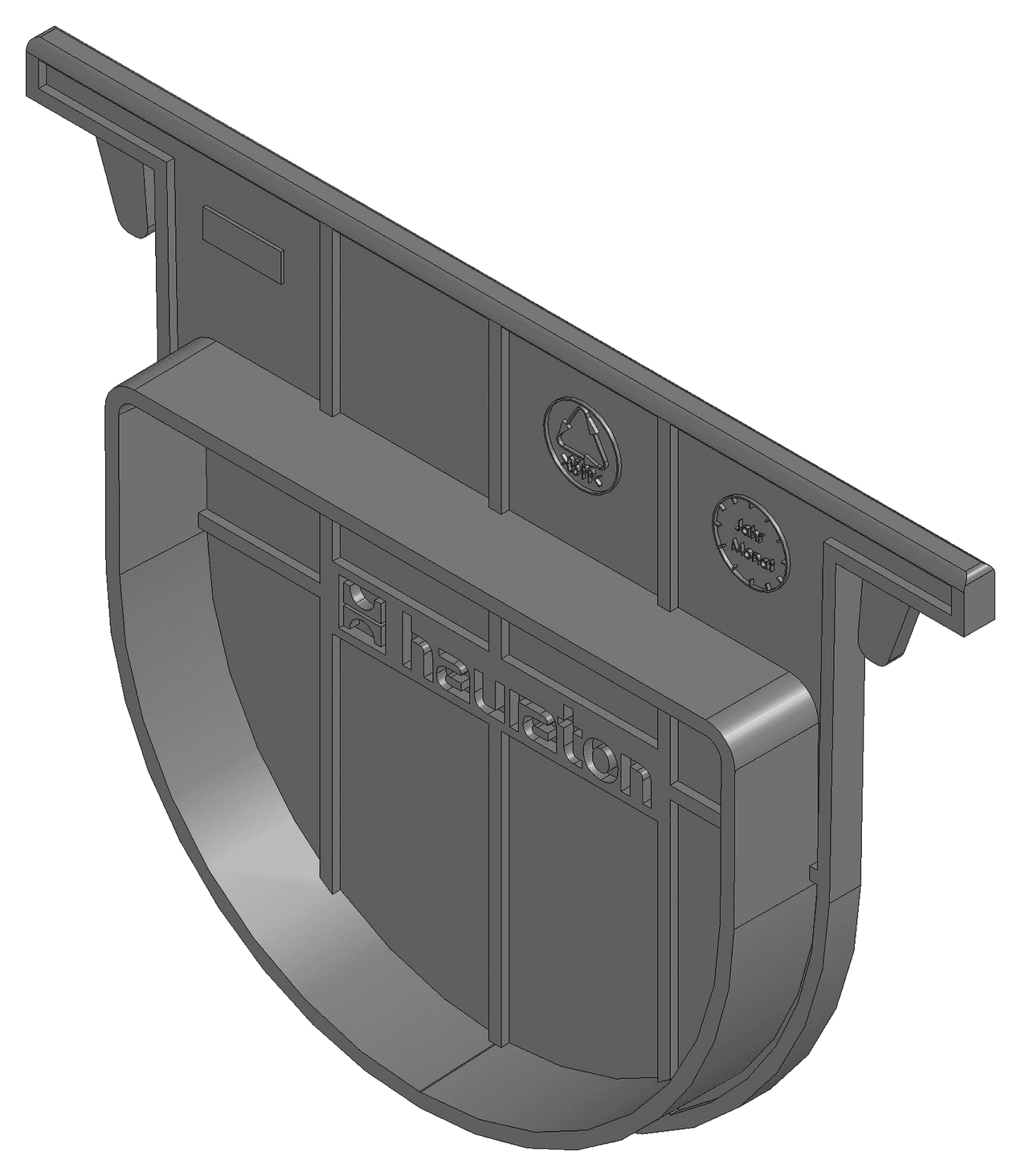 RECYFIX Standard 100 Type 01 End Cap - HAURATON - Surface Drainage Australia