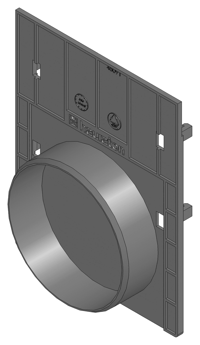 RECYFIX Standard 100 Type 01 Outlet DN 110 End Cap - HAURATON - Surface Drainage Australia