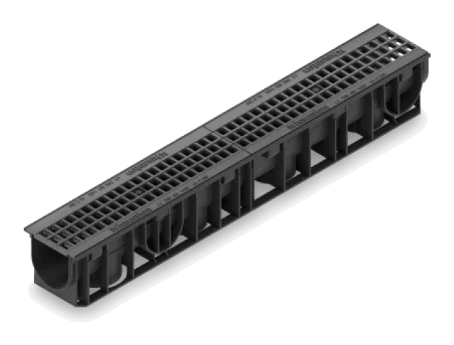 RECYFIX Standard 100 Type 01 PP Channel with GAL Slotted Grating