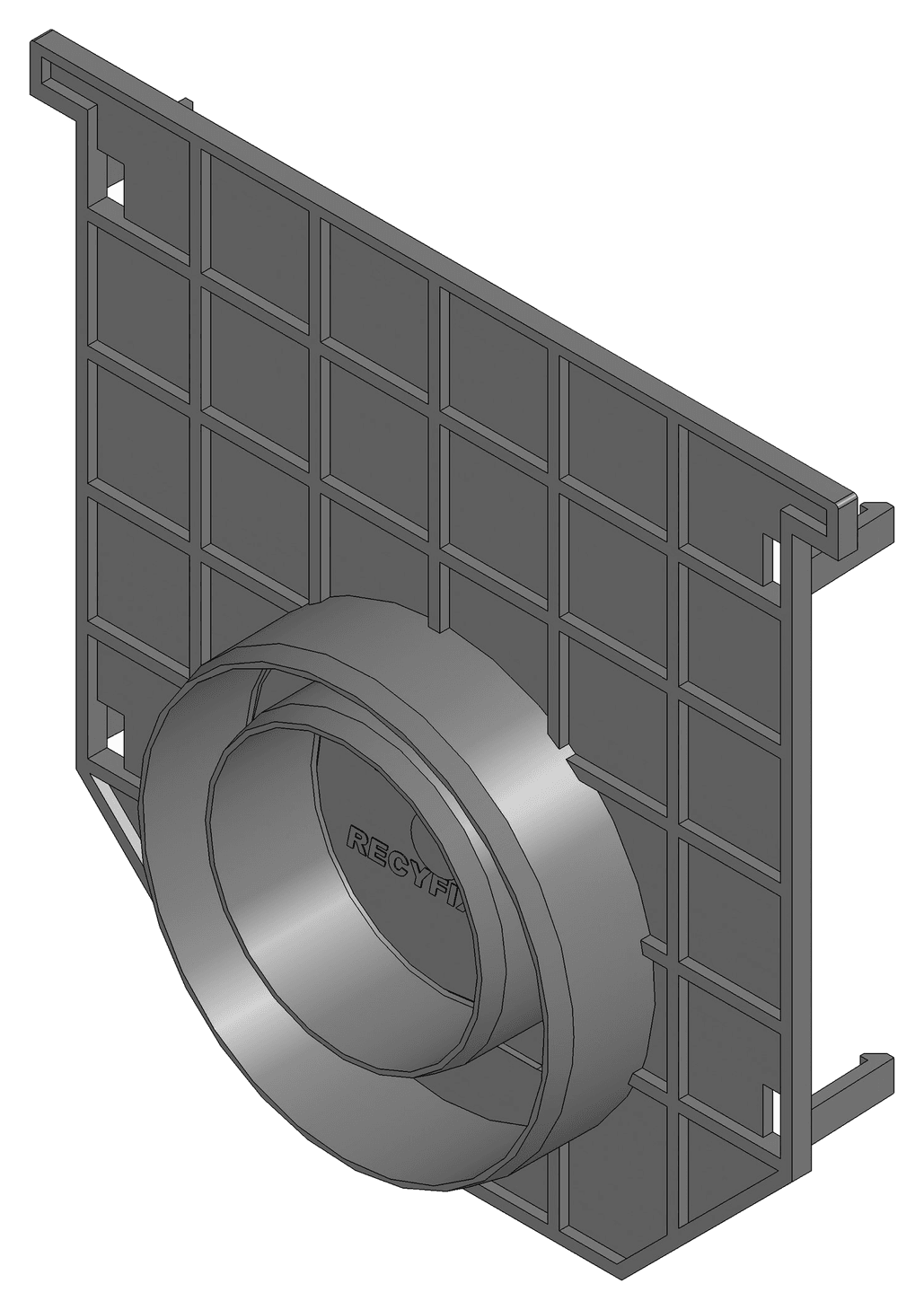RECYFIX Standard 150 Combined End Cap - HAURATON - Surface Drainage Australia