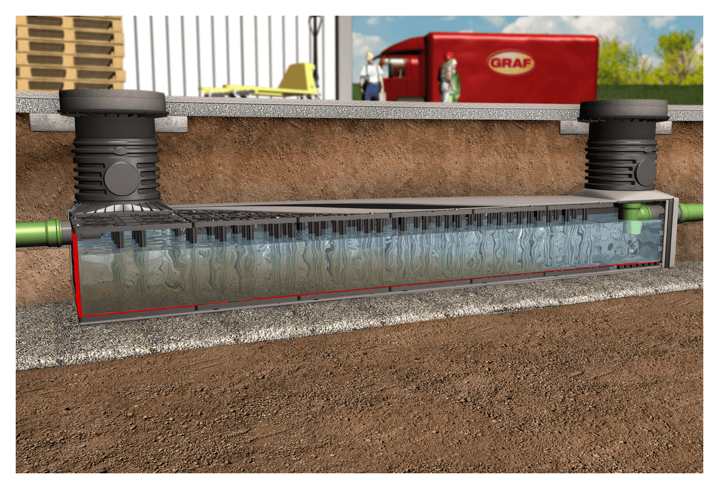 Vario 800 EcoBloc M 153 Sedimentation Tank
